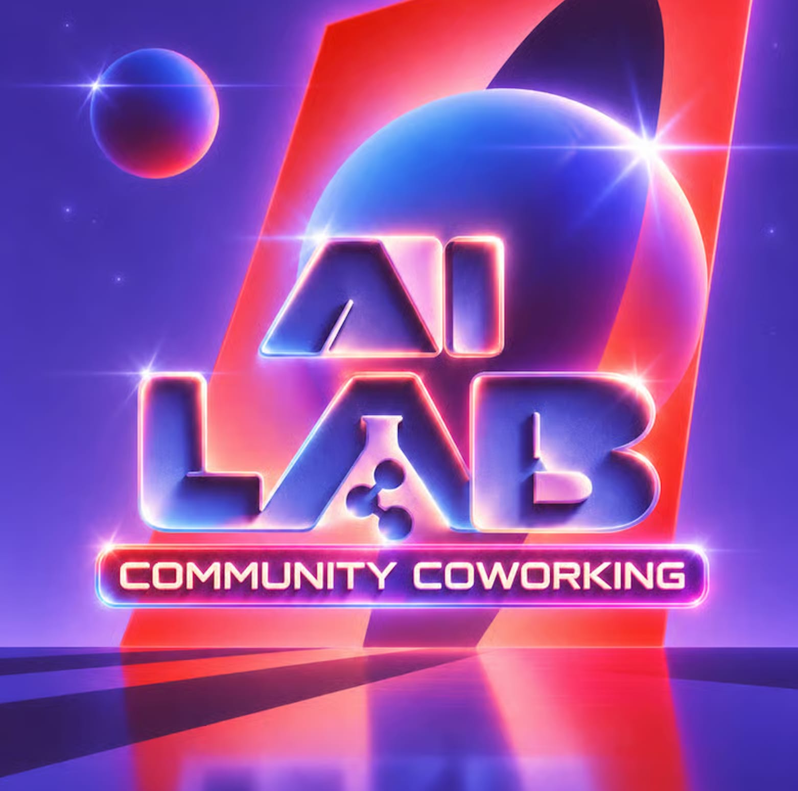 AI Lab Community Coworking poster