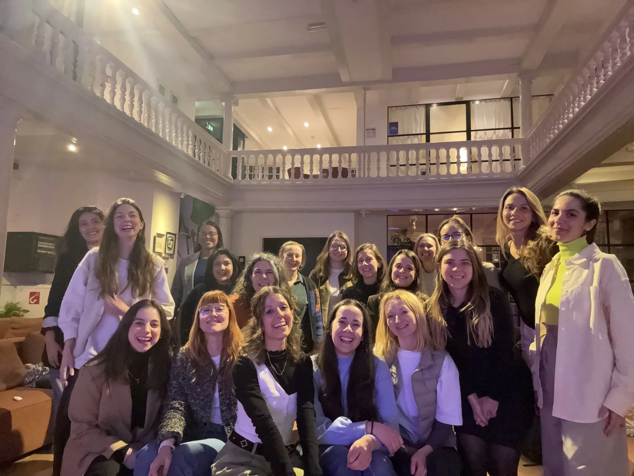 Group photo of women at an AI Lab event
